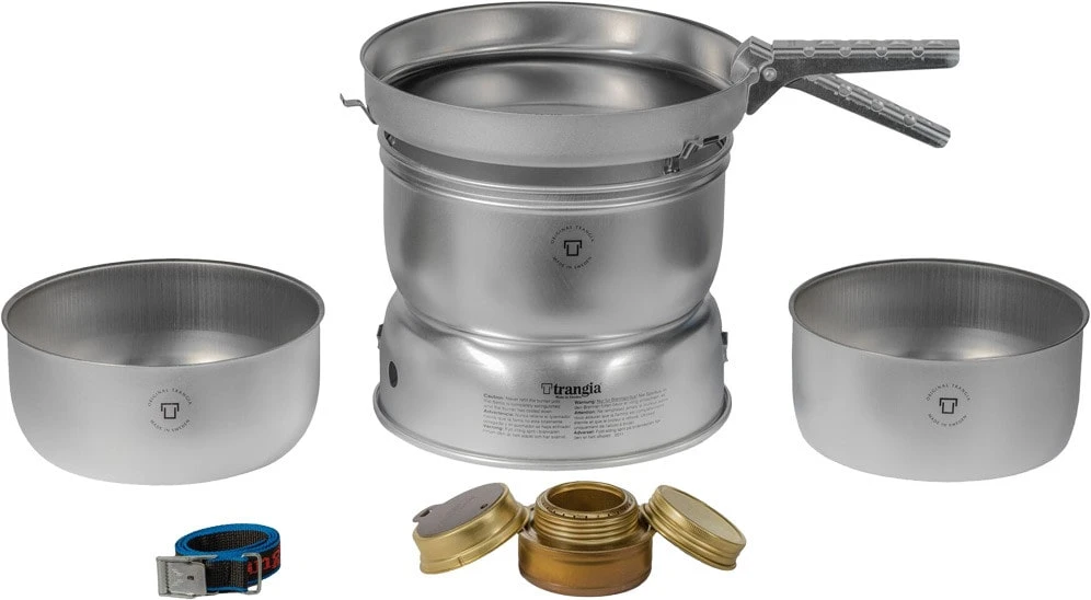 Trangia 25-21 Sturmkocher-Set Mit Duossaltöpfen - Groß UL Spiritus 3 Trangia 25-21 Sturmkocher-Set Mit Duossaltöpfen - Groß UL Spiritus