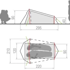 VAUDE Arco 1-2P -Camping-ausrüstung Verkäufe 12257 g 1280x1280