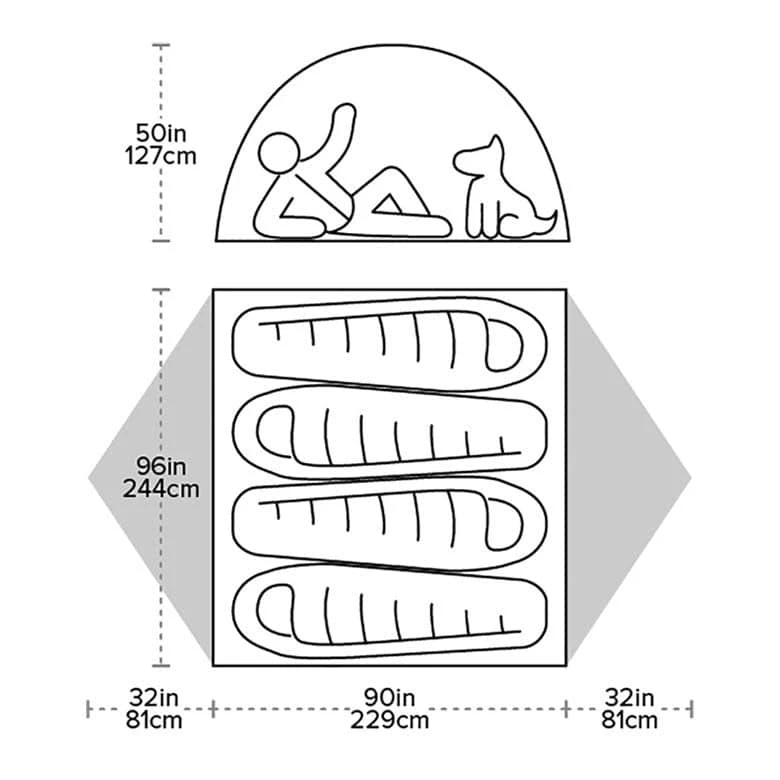 Big Agnes Blacktail 4 Green 3 Big Agnes Blacktail 4 Green – Bild 2