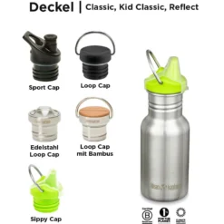 Klean Kanteen Kanteen Kids 355Ml Shark Fade Sippy Cap -Camping-ausrüstung Verkäufe Klean Kanteen passende Deckel fuer Kid Classic Trinkflaschen1 1280x1280