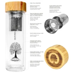 Teeglas #TEAFAVS -Camping-ausrüstung Verkäufe amapodo teeflasche text 1280x1280