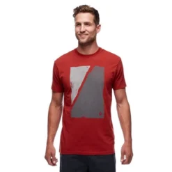 Black Diamond Block Print Mountain Tee