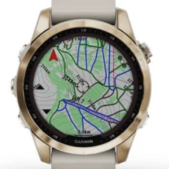 Garmin Fenix 7S Sapphire Solar DLC Titan -Camping-ausrüstung Verkäufe garmin sportuhr fenix 7 solar titan creme 4 1280x1280