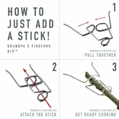 Light My Fire GrandPa´s FireFork BIO 2-pack -Camping-ausrüstung Verkäufe light my fire firefork bio 2 pack mustyyellow hazyblue 0 1280x1280