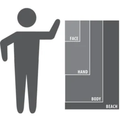 Packtowl Personal Towel -Camping-ausrüstung Verkäufe packtowl sizes 1280x1280