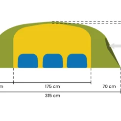 Vanua Camp Chestnut -Camping-ausrüstung Verkäufe vanua camp sideview png 1280x1280